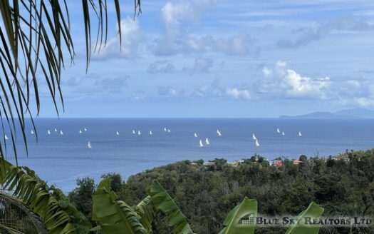 Guillet, SAVANNE PAILLE – Luxurious ‘Plantation Style’ 2 Storey Building on 3 Acres of Tropical Gardens With Spectacular Sea View