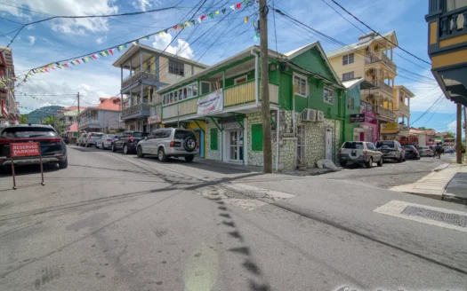 Fields Lane, ROSEAU – 3 Floor Elegant Home With Commercial Ground Floor On 1,185 sq.ft.