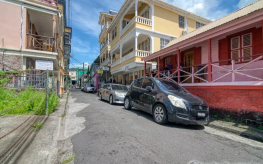 Fields Lane, ROSEAU – 3 Floor Elegant Home With Commercial Ground Floor On 1,185 sq.ft.