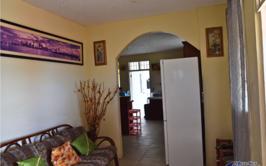 GRAND SAVANNE –TWO STOREY HOME ON 7,009 SQUARE FEET OF LAND WITH SEA AND MOUNTAIN VIEWS