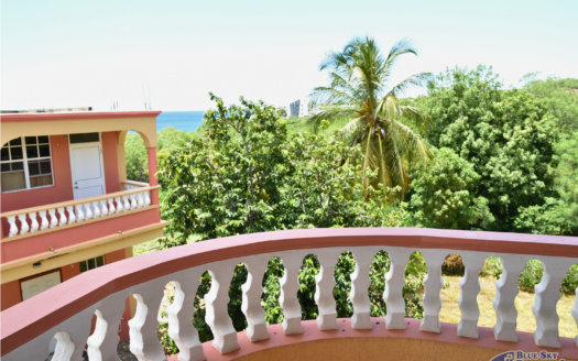 GRAND SAVANNE –TWO STOREY HOME ON 7,009 SQUARE FEET OF LAND WITH SEA AND MOUNTAIN VIEWS